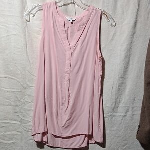 crown & ivyWomen's Pink Sleeveless Blouse